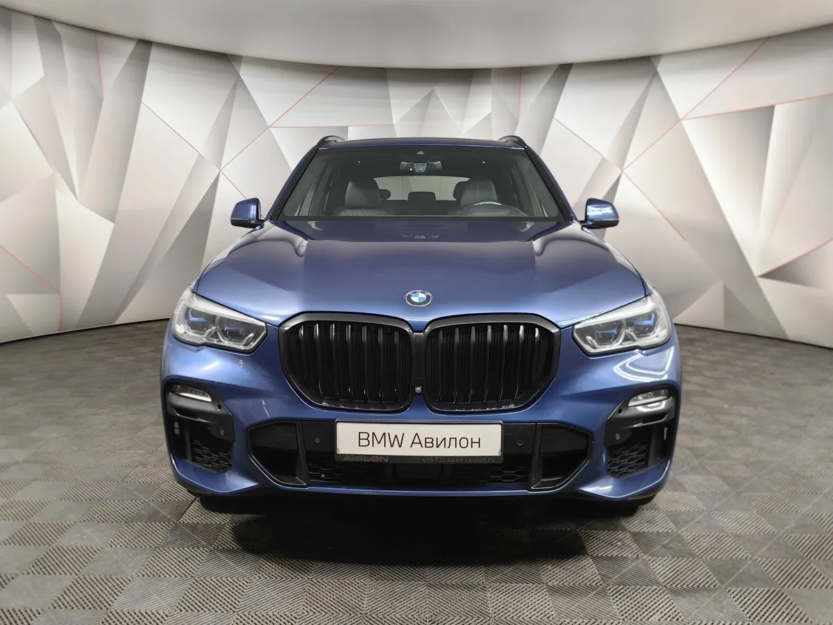 BMW X5 xDrive40d Steptronic (340 л.с.) M Sport Pro Синий в АВИЛОН. Слайд №3