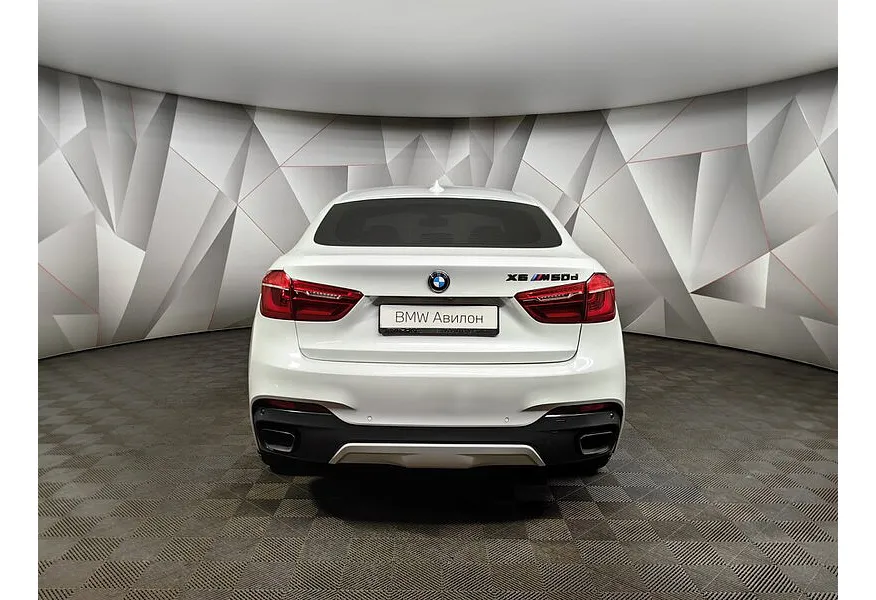 BMW X6 M50d Servotronic (381 л.с.) M Sport Белый в АВИЛОН. Слайд №4