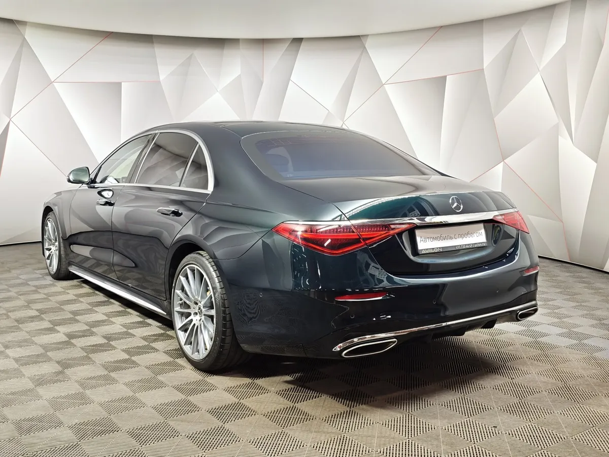 Mercedes-Benz S-Класс S 450 9G-Tronic 4Matic (367 л.с.) Зеленый в АВИЛОН. Слайд №4