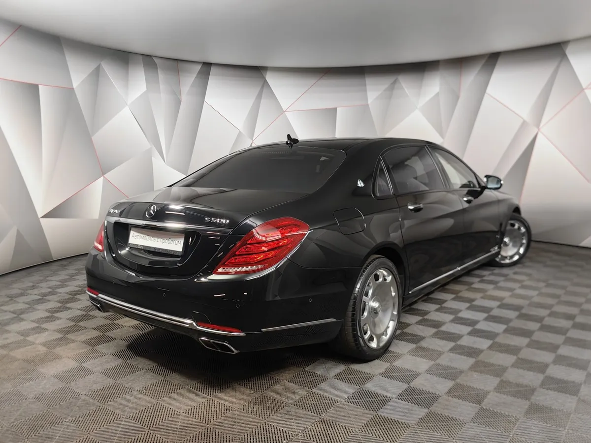 Mercedes-Benz S-Класс S 500 9G-Tronic Plus 4Matic (455 л.с.) Черный в АВИЛОН. Слайд №2
