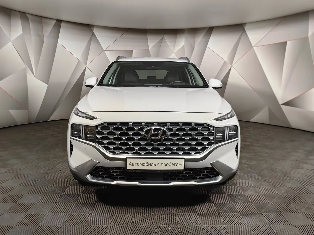 Hyundai Santa Fe 2.2 CRDi AWD 8AT (200 л.с.) High-Tech Белый в АВИЛОН. Слайд №7