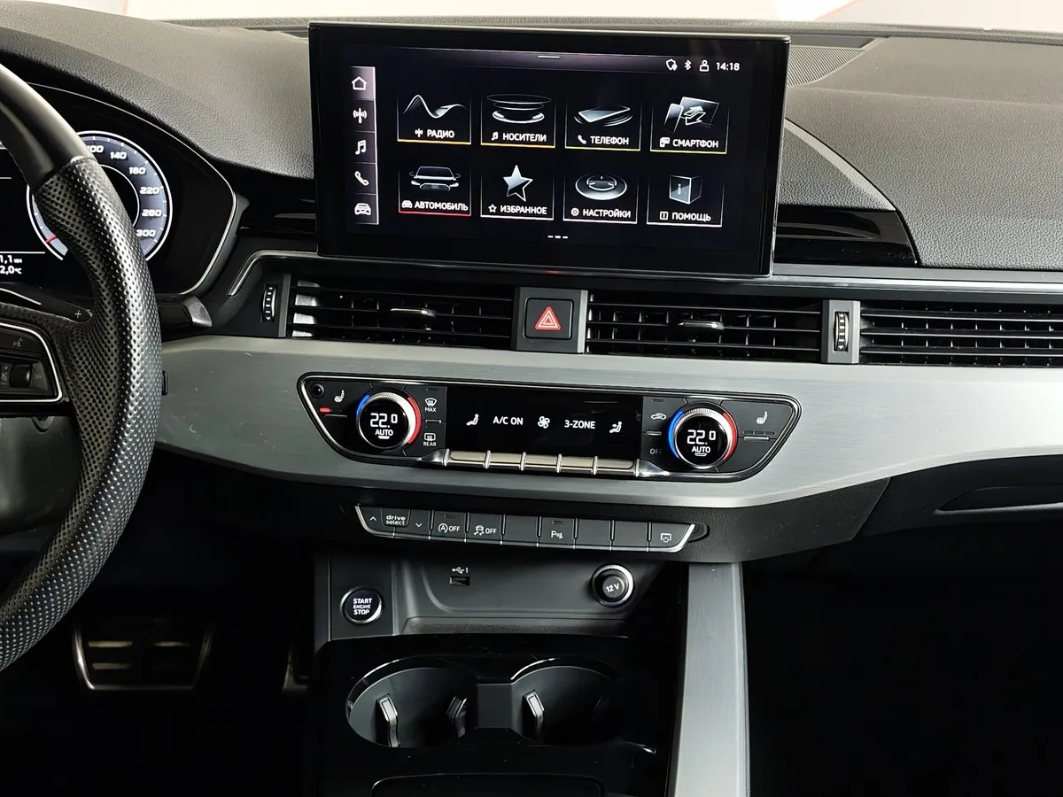 Audi A4 2.0 TFSI S tronic (150 л.с.) Sport Черный в АВИЛОН. Слайд №15