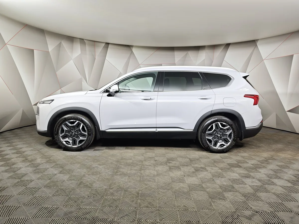 Hyundai Santa Fe 2.2 CRDi AWD 8AT (200 л.с.) High-Tech Белый в АВИЛОН. Слайд №5