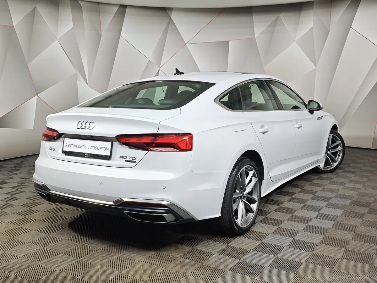 Audi A5 2.0 TDI S tronic quattro (190 л.с.) Белый в АВИЛОН. Слайд №2