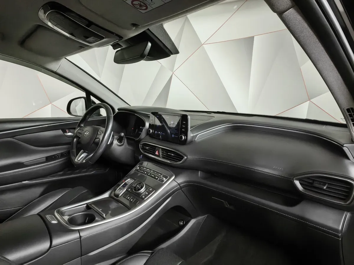 Hyundai Santa Fe 2.2 CRDi AWD 8AT (200 л.с.) Lifestyle Черный в АВИЛОН. Слайд №13