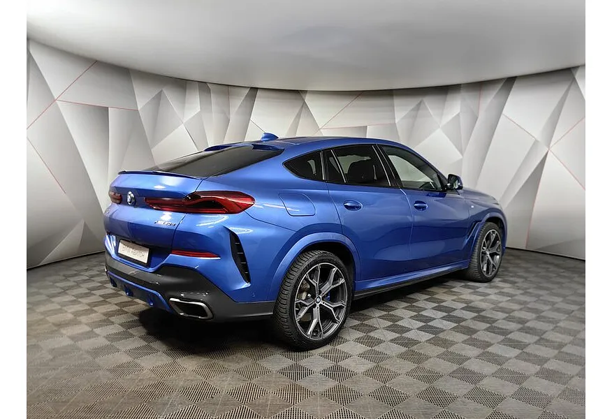 BMW X6 3.0 AT xDrive30d (249 л.с.) M Sport Pro Синий в АВИЛОН. Слайд №2