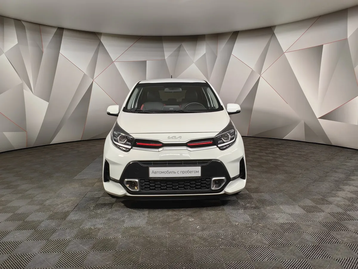 Kia Picanto 1.0 MPI MT (67 л.с.) GT Line Белый в АВИЛОН. Слайд №6