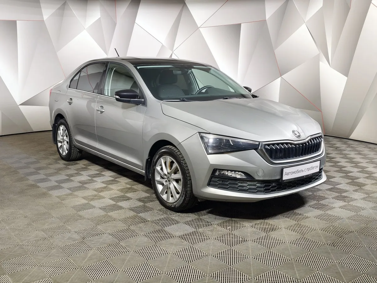 Skoda Rapid 1.4 TSI DSG (125 л.с.) Active Серебристый в АВИЛОН. Слайд №3