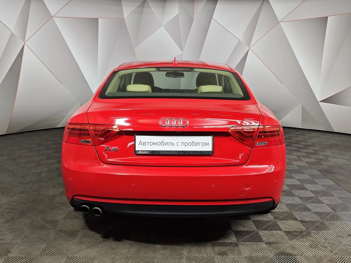 Audi A5 2.0 TFSI S tronic quattro (211 л.с.) Красный в АВИЛОН. Слайд №8