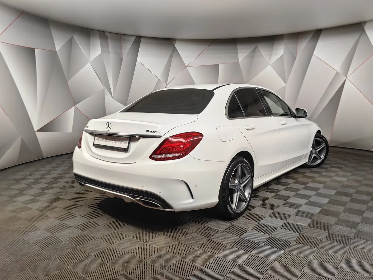 Mercedes-Benz C-Класс C 200 9G-TRONIC 4MATIC (184 л.с.) Особая серия Белый в АВИЛОН. Слайд №2