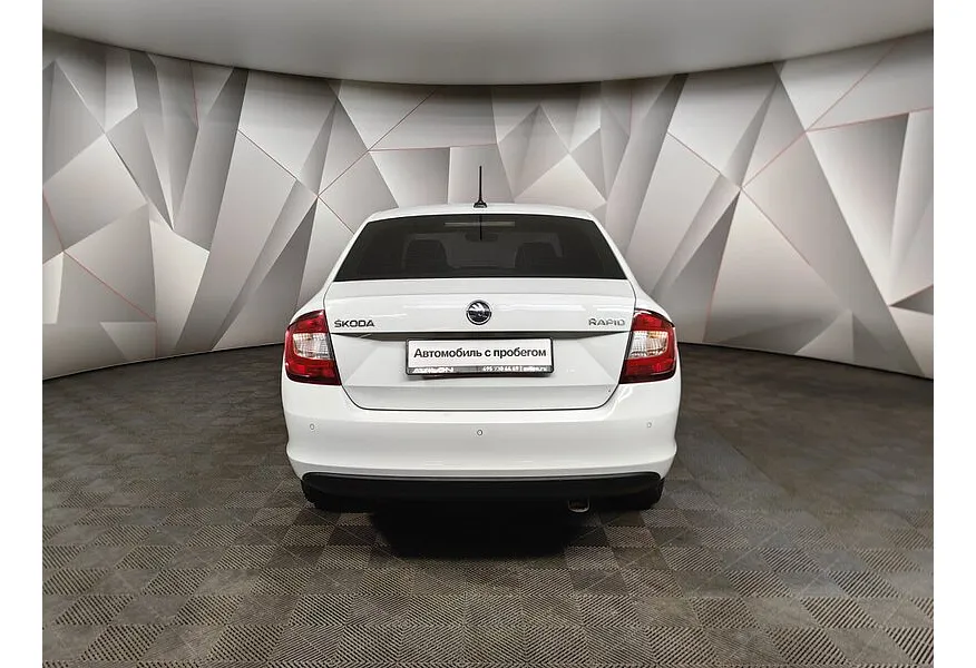 Skoda Rapid 1.6 AT (110 л.с.) Active Белый в АВИЛОН. Слайд №8