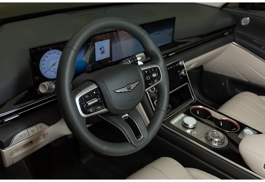 Genesis GV80 2.5 T-GDI 8AT 4WD (249 л.с.) 7 мест Зеленый в АВИЛОН. Слайд №9