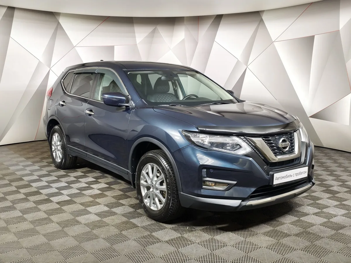 Nissan X-Trail 2.0 CVT AWD (144 л.с.) Синий в АВИЛОН. Слайд №3