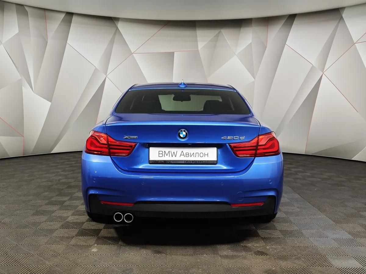 BMW 4 серия 420d xDrive AT (190 л.с.) Синий в АВИЛОН. Слайд №4