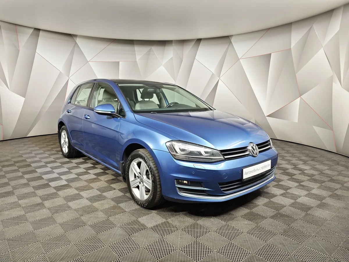 Volkswagen Golf 1.4 TSI BlueMotion DSG (122 л.с.) Highline Голубой в АВИЛОН. Слайд №3