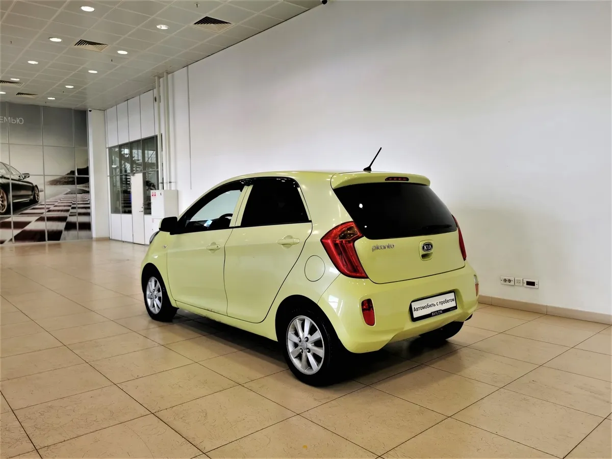 Kia Picanto 1.3 AT (85 л.с.) Зеленый в АВИЛОН. Слайд №4