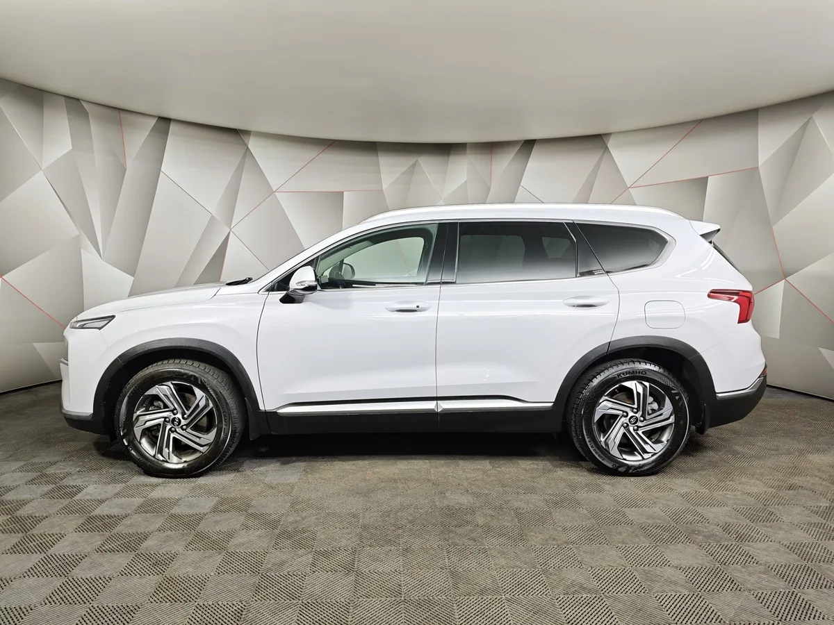 Hyundai Santa Fe 2.2 CRDi AWD 8AT (200 л.с.) Prestige Белый в АВИЛОН. Слайд №5