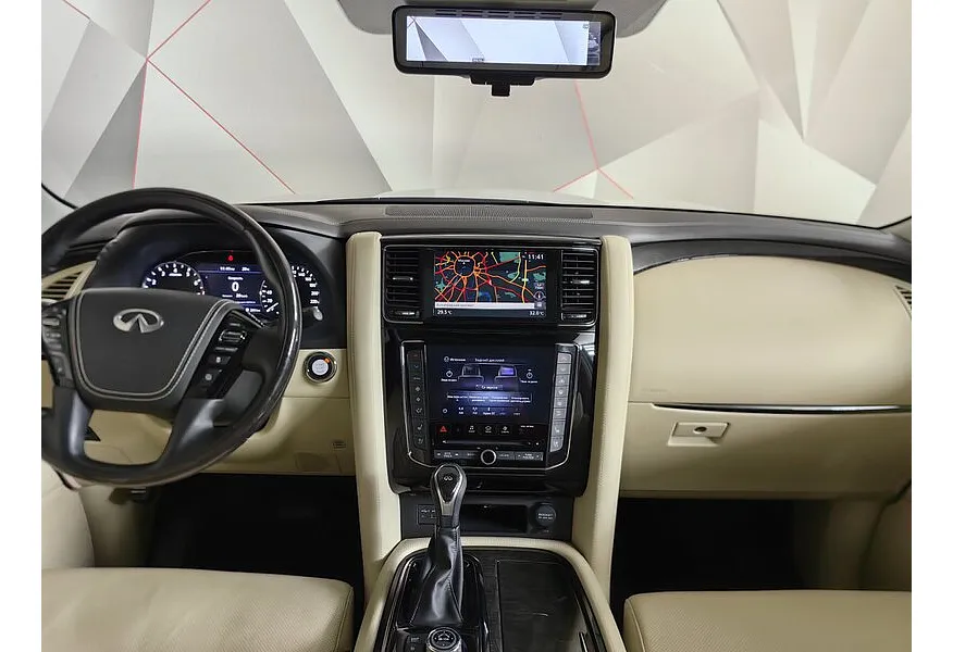 Infiniti QX80 5.6 АТ AWD (405 л.с.) Белый в АВИЛОН. Слайд №15