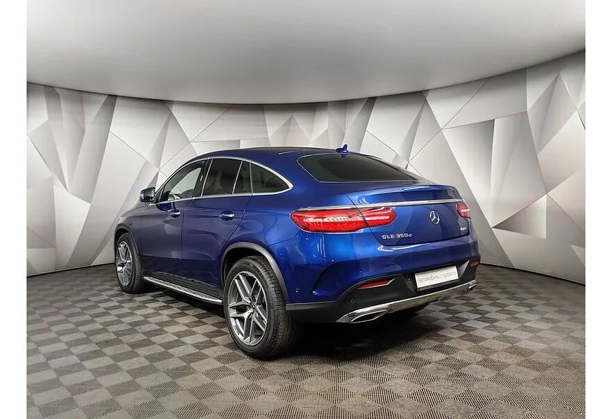 Mercedes-Benz GLE Купе 350 d 4MATIC 9G-TRONIC (249 л.с.) Особая серия Синий в АВИЛОН. Слайд №4