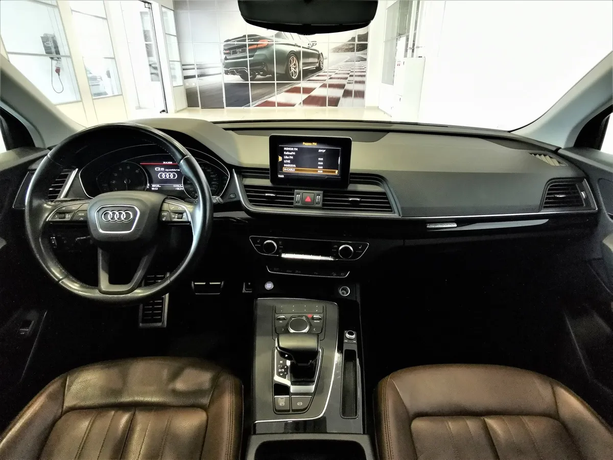 Audi Q5 2.0 TFSI S tronic quattro (249 л.с.) Sport Синий в АВИЛОН. Слайд №13
