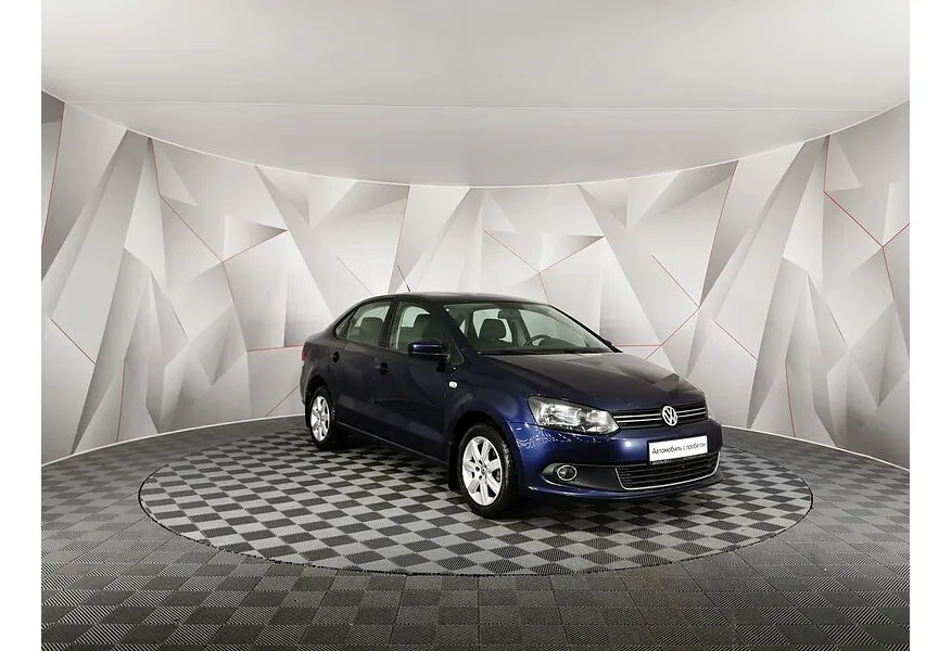 Volkswagen Polo 1.6 MPI AT (110 л.с.) Highline Синий в АВИЛОН. Слайд №3