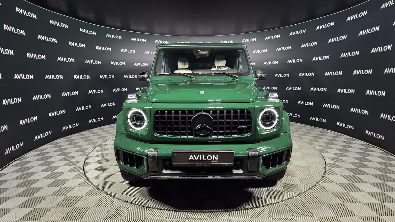 Mercedes-Benz G-Класс G 63 AMG Speedshift 4Matic (585 л.с.) Зеленый в АВИЛОН. Слайд №9