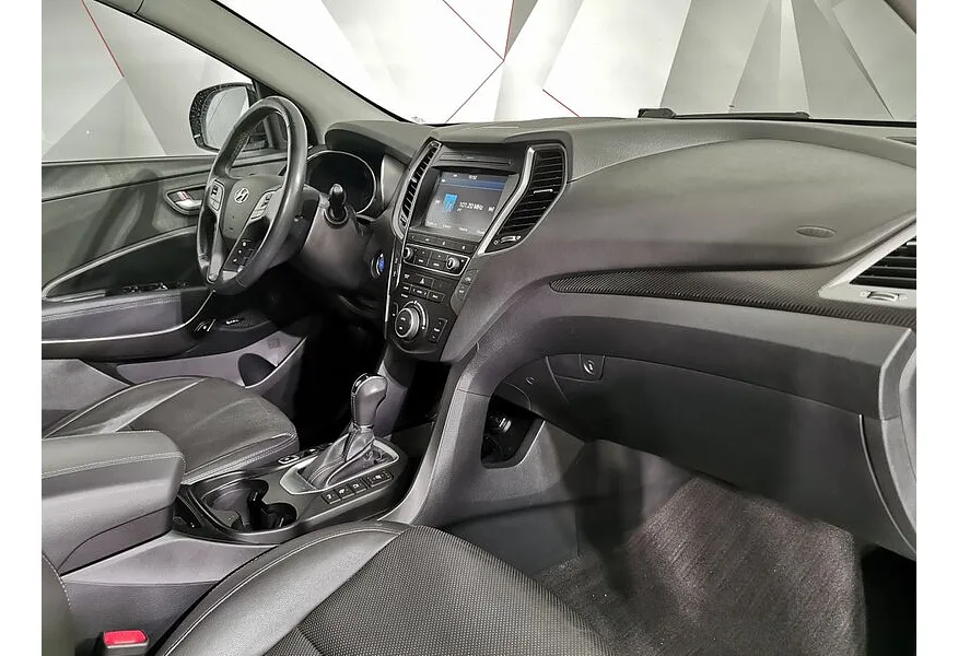 Hyundai Santa Fe 2.2 CRDi AWD 8AT (200 л.с.) High-Tech Exclusive Черный в АВИЛОН. Слайд №13