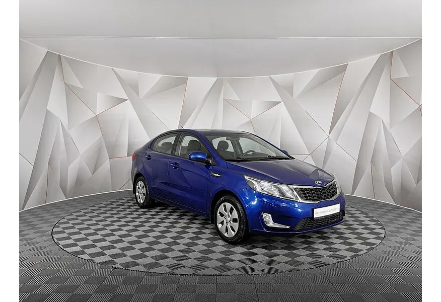 Kia Rio 1.6 AT (123 л.с.) Синий в АВИЛОН. Слайд №3
