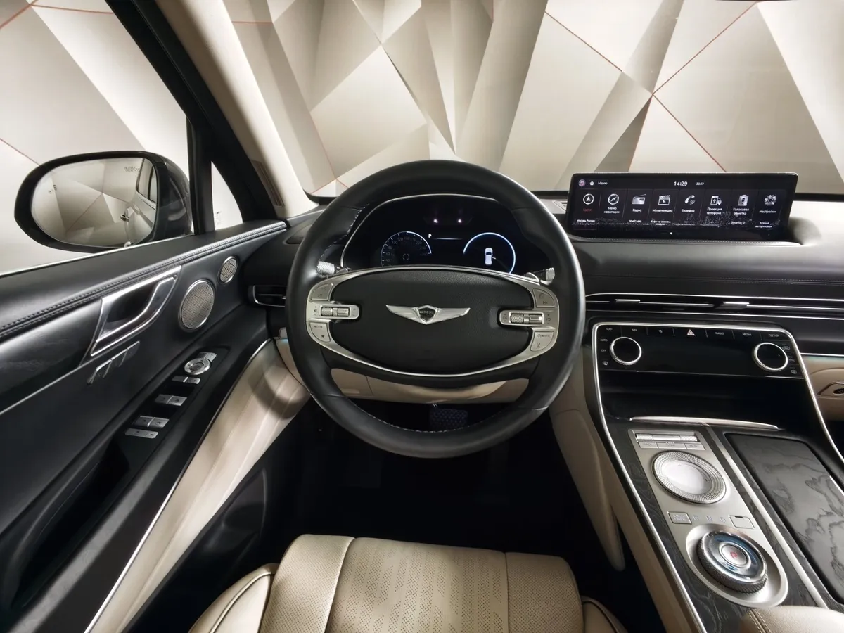 Genesis GV80 2.5 T-GDI 8AT 4WD (249 л.с.) Luxury Черный в АВИЛОН. Слайд №20