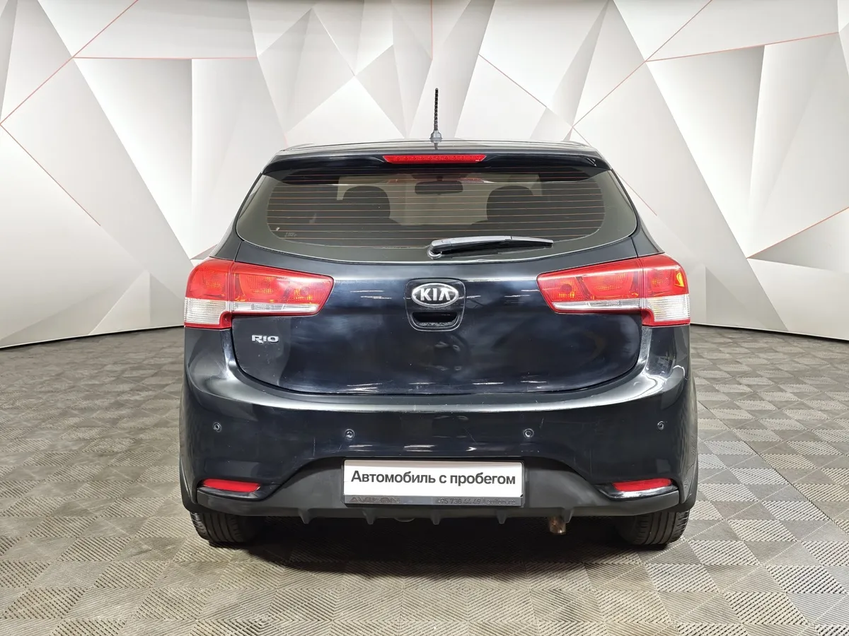 Kia Rio 1.4 AT (107 л.с.) Черный в АВИЛОН. Слайд №8