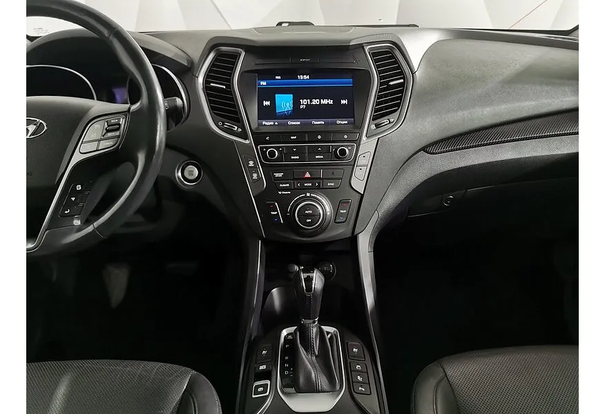 Hyundai Santa Fe 2.2 CRDi AWD 8AT (200 л.с.) High-Tech Exclusive Черный в АВИЛОН. Слайд №15