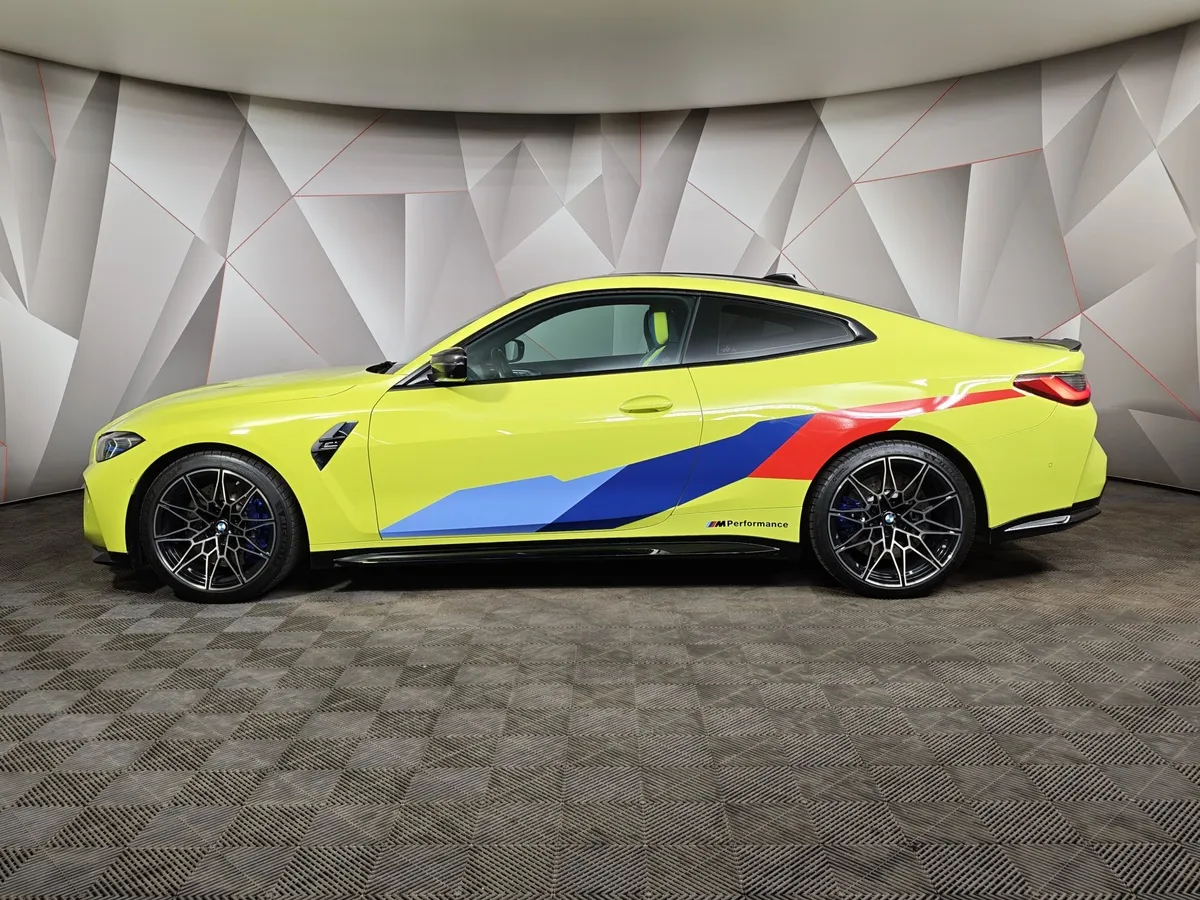 BMW M4 3.0 M Steptronic AT (510 л.с.) Competition Желтый в АВИЛОН. Слайд №5