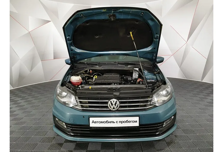 Volkswagen Polo 1.6 MPI AT (110 л.с.) Highline Синий в АВИЛОН. Слайд №11