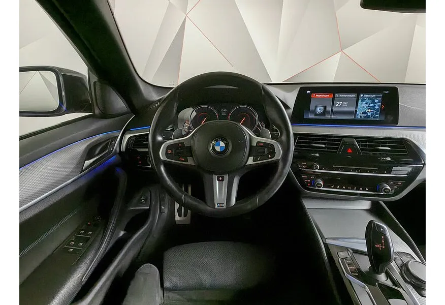 BMW 5 серия 520d xDrive Steptronic (190 л.с.) Черный в АВИЛОН. Слайд №15