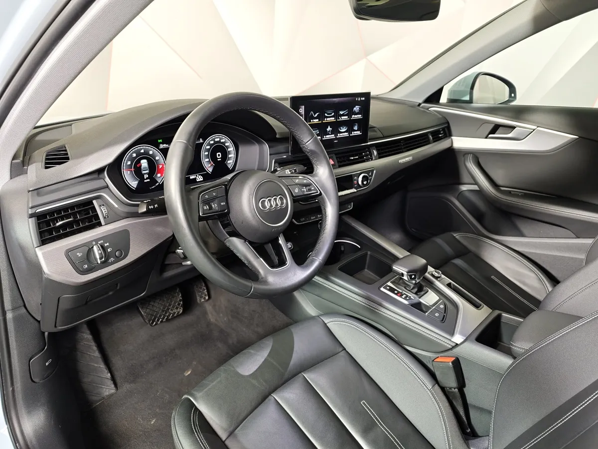 Audi A4 2.0 TFSI S tronic quattro (249 л.с.) Design Синий в АВИЛОН. Слайд №19