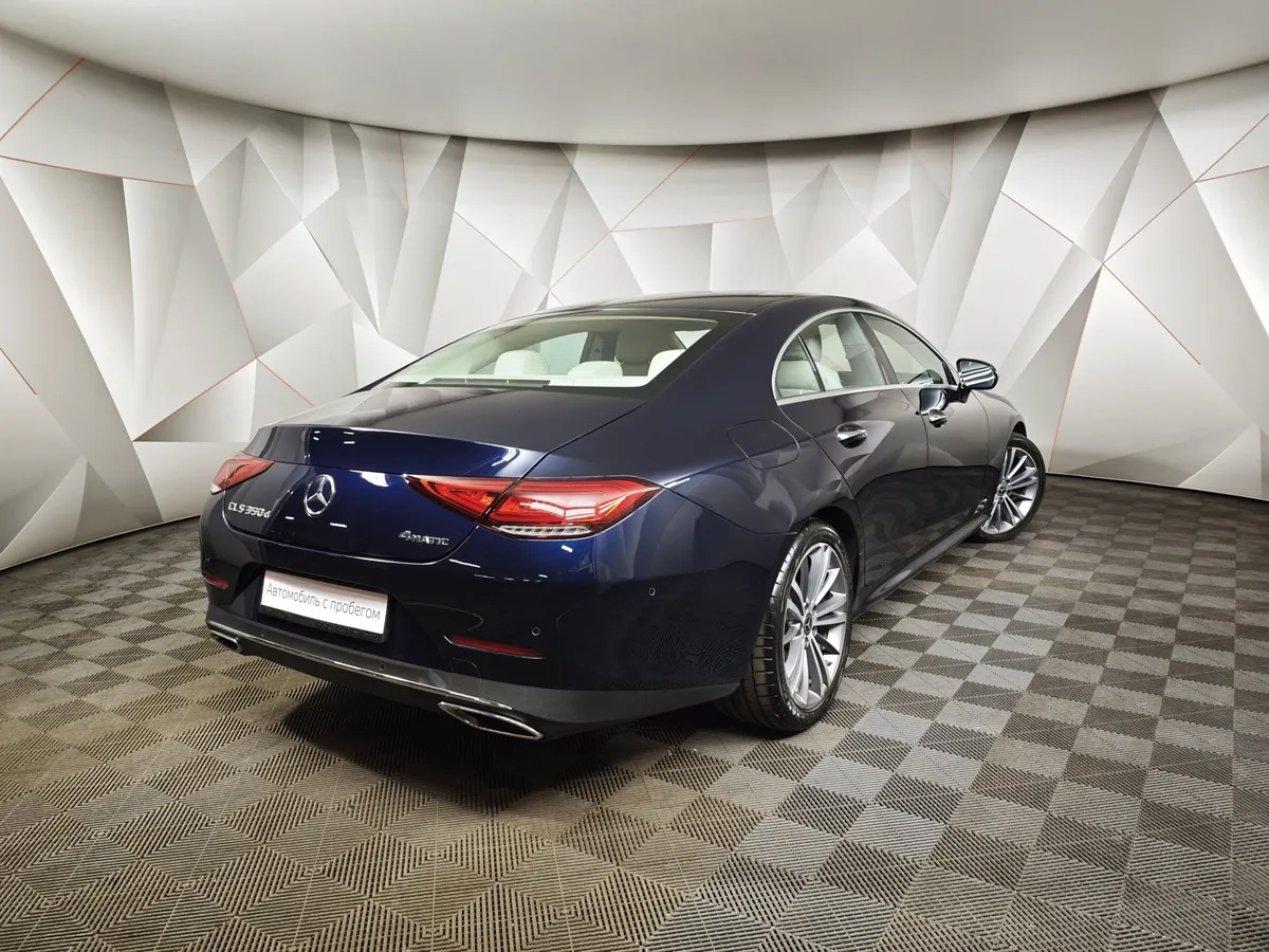 Mercedes-Benz CLS 350 d AT 4Matic (249 л.с.) Elegance Синий в АВИЛОН. Слайд №2