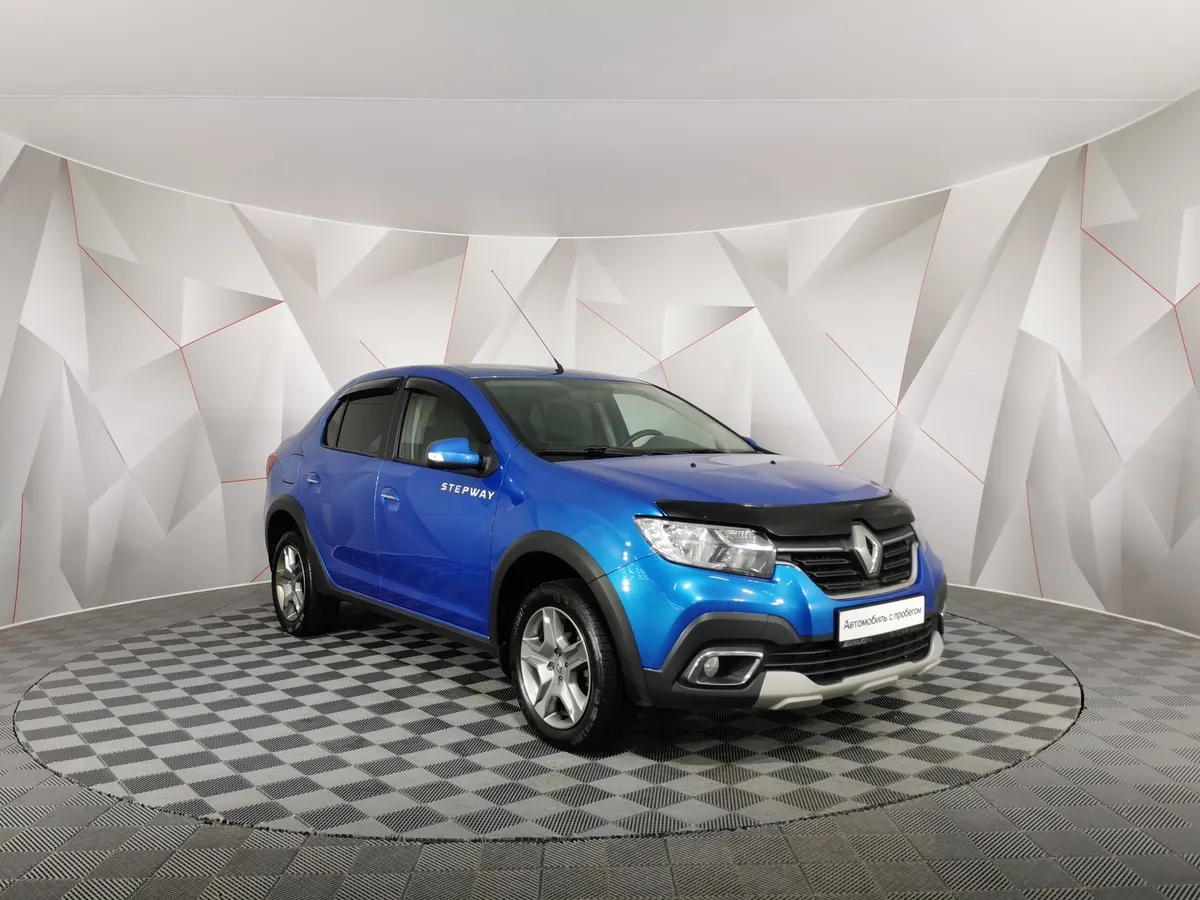 Renault Logan 1.6 AT FWD (102 л.с.) Синий в АВИЛОН. Слайд №3