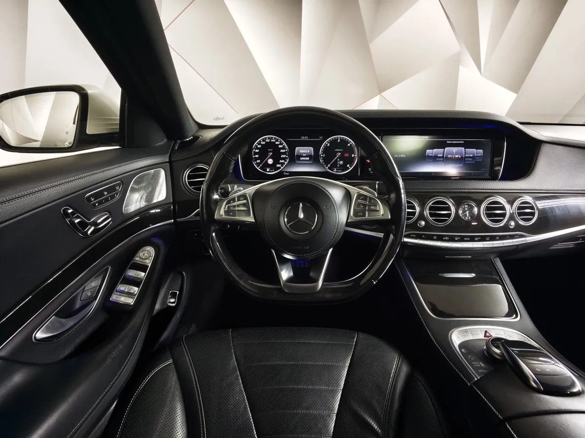 Mercedes-Benz S-Класс S 350 d 9G-Tronic 4Matic длинная база (249 л.с.) Белый в АВИЛОН. Слайд №20