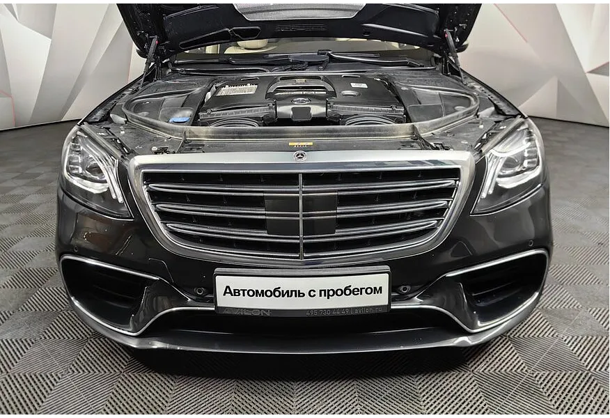 Mercedes-Benz S-Класс S 63 AMG 9G-Tronic 4Matic+ длинная база (612 л.с.) Черный в АВИЛОН. Слайд №11