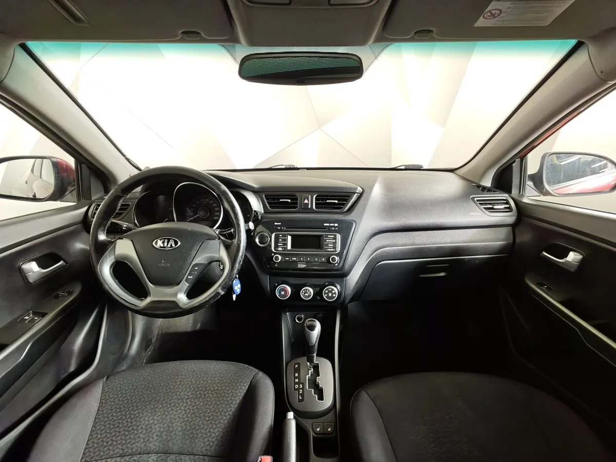 Kia Rio 1.6 AT (123 л.с.) Красный в АВИЛОН. Слайд №11