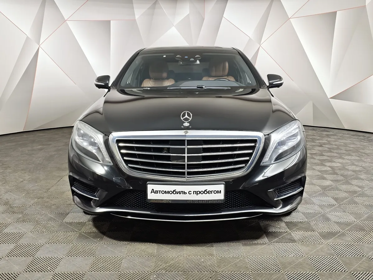 Mercedes-Benz S-Класс S 500 7G-Tronic Plus 4Matic длинная база (455 л.с.) Черный в АВИЛОН. Слайд №7
