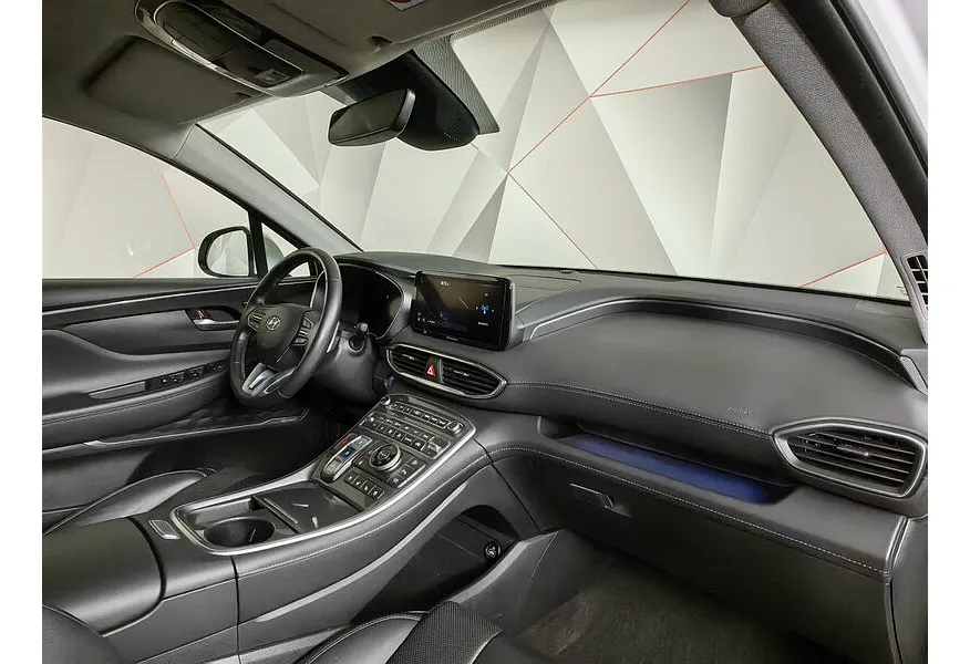Hyundai Santa Fe 2.2 CRDi AWD 8AT (200 л.с.) High-Tech Белый в АВИЛОН. Слайд №13