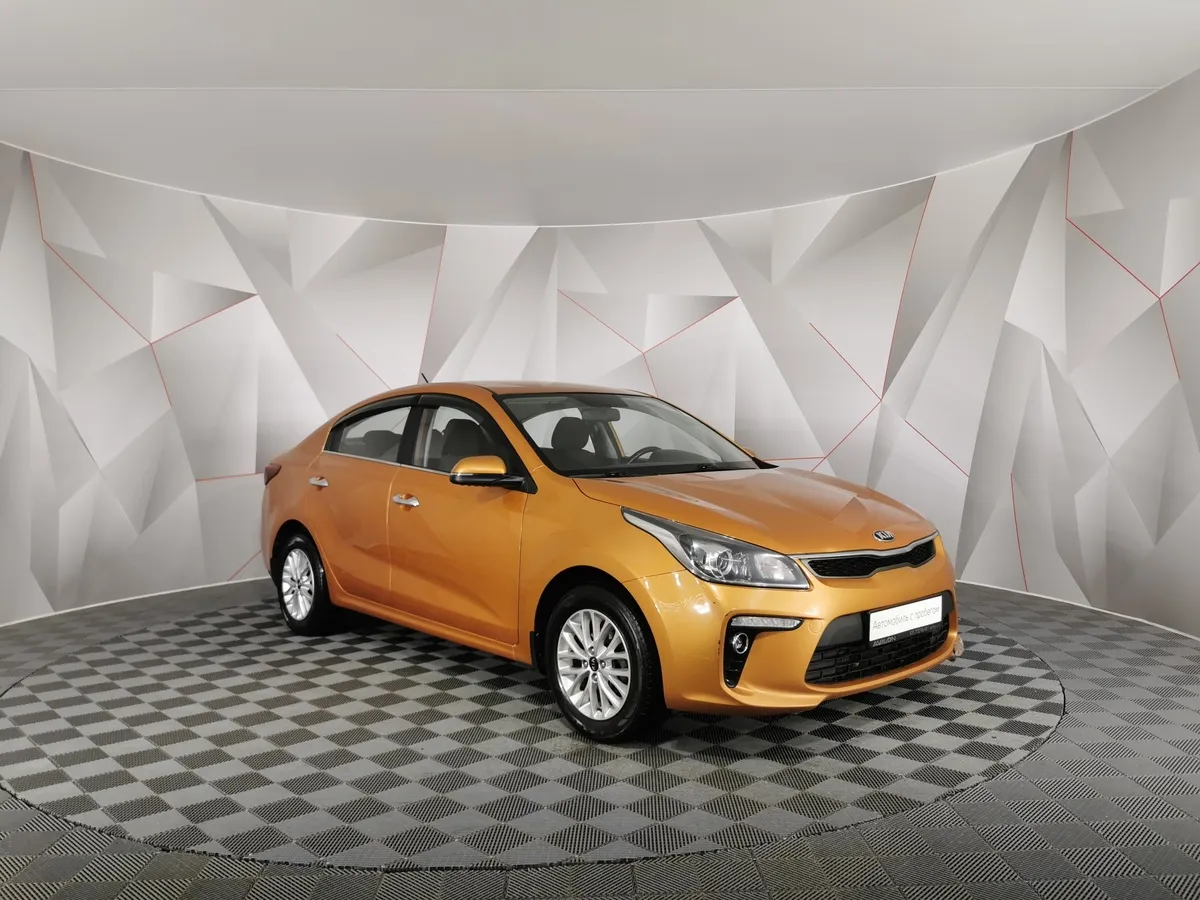 Kia Rio 1.6 AT (123 л.с.) Оранжевый в АВИЛОН. Слайд №3
