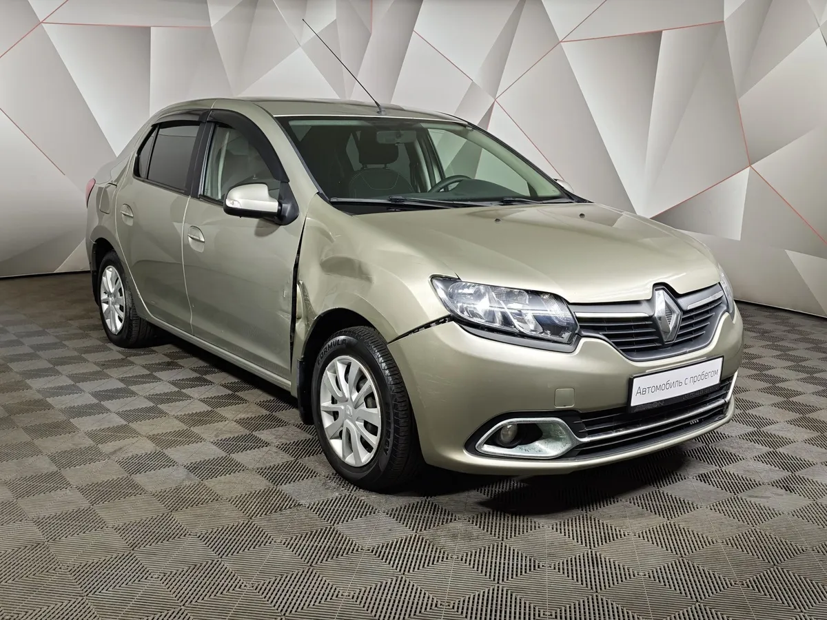 Renault Logan 1.6 MT (82 л.с.) Бежевый в АВИЛОН. Слайд №3