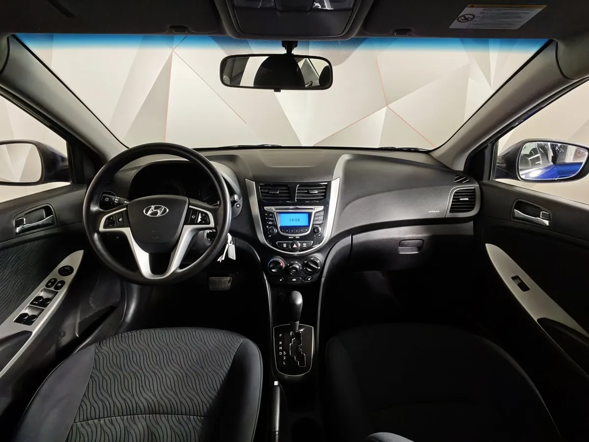 Hyundai Solaris 1.6 AT (123 л.с.) Comfort Синий в АВИЛОН. Слайд №12