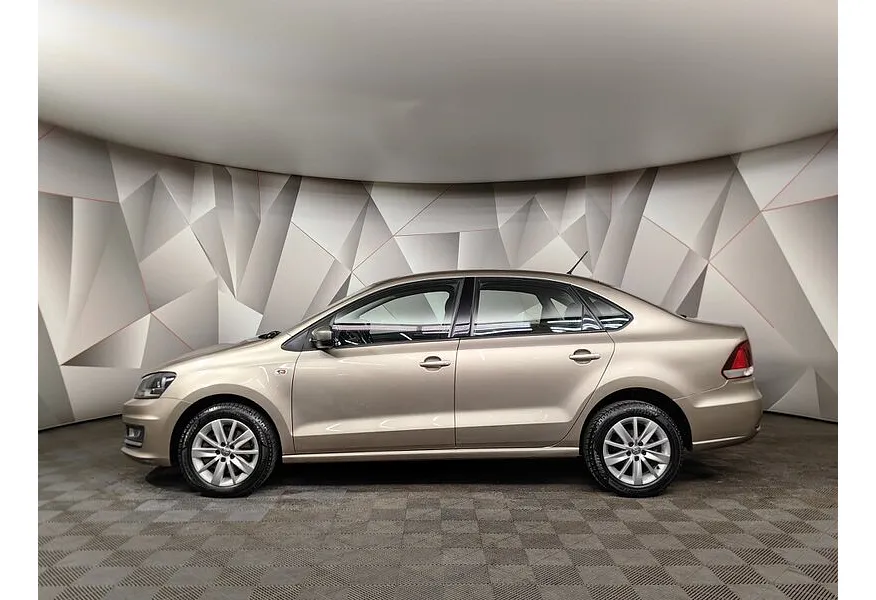 Volkswagen Polo 1.6 Tiptronic (105 л.с.) Trendline Бежевый в АВИЛОН. Слайд №5