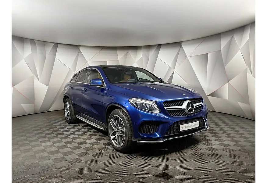 Mercedes-Benz GLE Купе 350 d 4MATIC 9G-TRONIC (249 л.с.) Особая серия Синий в АВИЛОН. Слайд №3