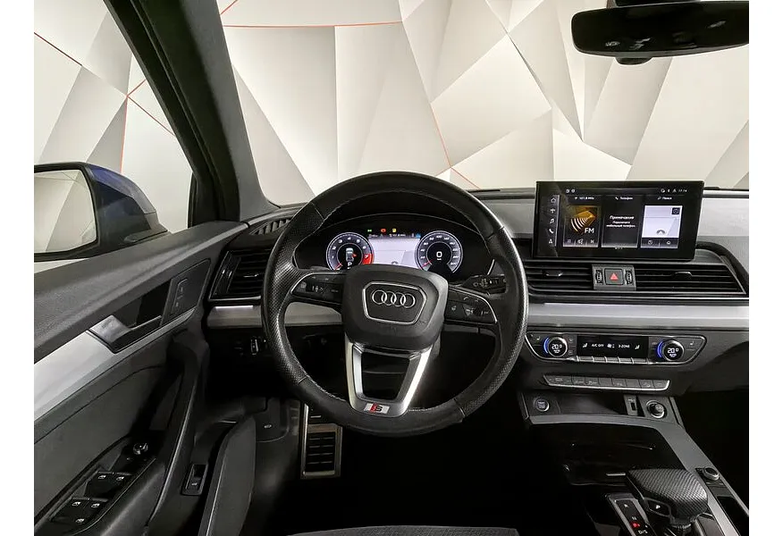 Audi Q5 2.0 TFSI S tronic quattro (249 л.с.) Design Синий в АВИЛОН. Слайд №19