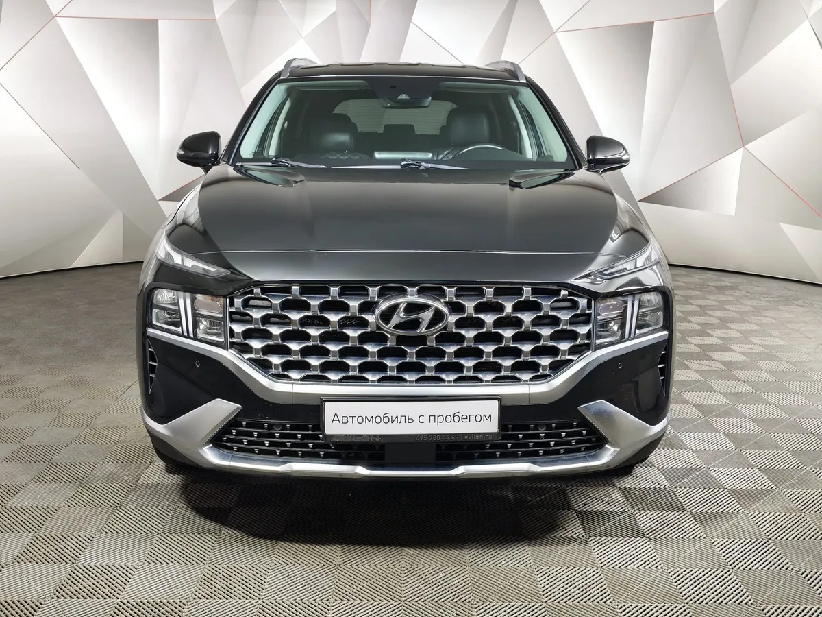 Hyundai Santa Fe 2.5 AWD 6AT (180 л.с.) High-Tech Черный в АВИЛОН. Слайд №7