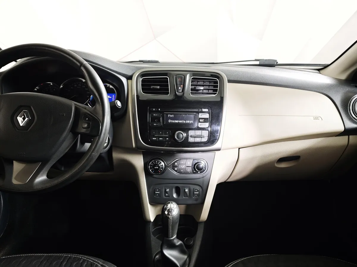 Renault Logan 1.6 MT (102 л.с.) Белый в АВИЛОН. Слайд №15